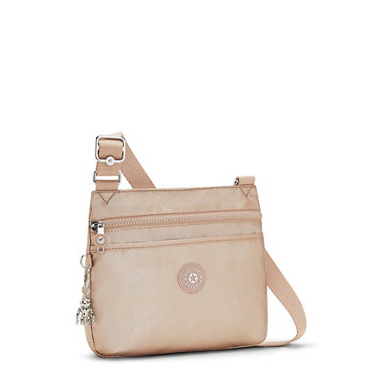 Kipling Emmylou Metallic Çapraz Askılı Çanta Altın | TR 2106BE